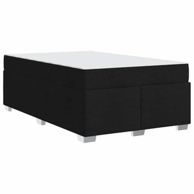Bedframe Zwart 120 x 190 cm Stof