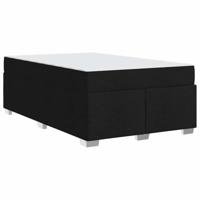 Bedframe Zwart 120 x 190 cm Stof - thumbnail