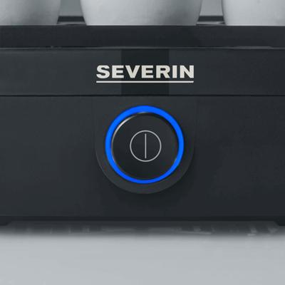 SEVERIN EK3166 Eierkoker voor 1 tot 6 eieren - 420 W - Zwart