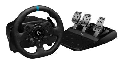 Logitech-G G923 Trueforce Sim Racing Wheel Playstation / PC