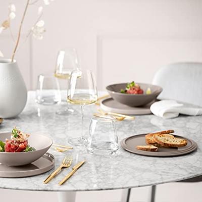 Villeroy & Boch Serviesset La Boule - Beige - 7-delig / 2 personen - 2x kom, 2x schaal, 2x universeel bord, 1x serveerschaal