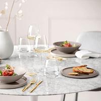 Villeroy & Boch Serviesset La Boule - Beige - 7-delig / 2 personen - 2x kom, 2x schaal, 2x universeel bord, 1x serveerschaal - thumbnail