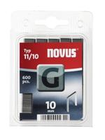 Novus Nietjes type 11 600 stuk(s) 102269901 Afm. (l x b) 10 mm x 10.6 mm - thumbnail