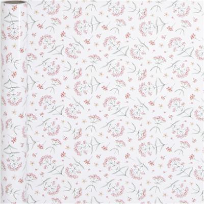 Creativ Company Inpakpapier, bloemen, b: 50 cm, 80 gr, 5 m/ 1 rol