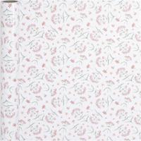 Creativ Company Inpakpapier, bloemen, b: 50 cm, 80 gr, 5 m/ 1 rol - thumbnail
