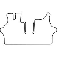 Automatten passend voor Mercedes Vito CDi 1999-2004 (alleen voor) TMME516 - thumbnail