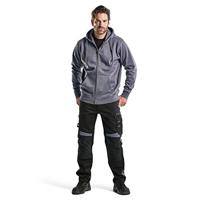 Blåkläder Hooded Sweatshirt 33661048 | Grijs | Maat S - 7330509389157 - thumbnail