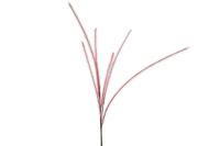 Countryfield kunsttak met 6 pluimen bordeaux 112 cm | 24 stuks - thumbnail