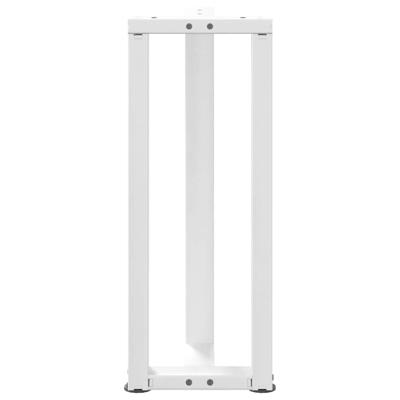 Bartafelpoten 2 st T-vormig 60x35x(110-111) cm staal wit - thumbnail