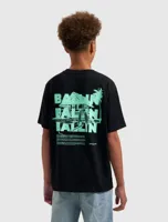 Ballin Amsterdam Paradise House T-Shirt Kids Zwart - Maat 152 - Kleur: Zwart | Soccerfanshop - thumbnail