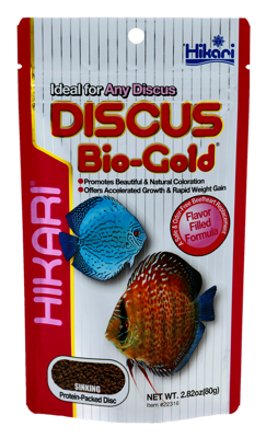 Discuvissenvoer Superfishood Biogold 80 Gram vissenvoer Hikari - Hikari