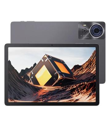 Cubot Tab 70 Tablet 25,6 cm (10,95 inch) HD+, 16 GB RAM (6 GB + 10 GB exten), 128 GB ROM, 4G Dual SIM, camera 16 MP, batterij 8200 mAh, Android 14, Unisoc T616, grijs, incl. toetsenbord en muis BT