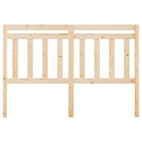 Hoofdbord 146x4x100 cm massief grenenhout - thumbnail