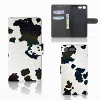 Sony Xperia XZ Premium Telefoonhoesje met Pasjes Koeienvlekken - thumbnail