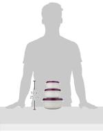 Emsa Micro Family Magnetrondoos 0.5 l, 1 l, 1.5 l Set van 3 stuks Kunststof Wit, Blackberry 508455 - thumbnail