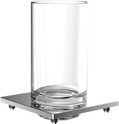 Emco Laison glashouder kristalglas en chroom