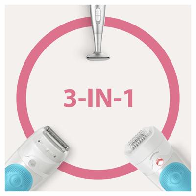 Braun Silk-epil 5-810 SensoSmart Epilator Wit, Blauw - thumbnail