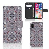 Apple iPhone X | Xs | Bookcase | Flower Tiles - thumbnail
