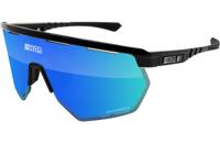 Scicon - Fietsbril - Aerowing - Zwart Gloss - Multimirror Lens Blauw - thumbnail