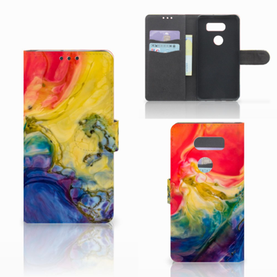 Hoesje LG V30 Watercolor Dark Hoesje LG V30 Watercolor Dark