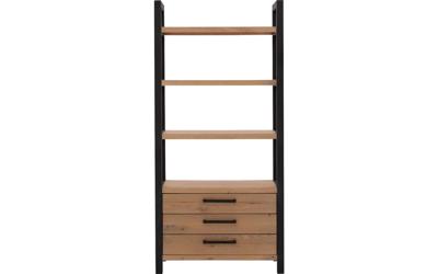 Goossens Wandmeubel Santos, 3 laden, 3 open vakken 200 cm hoog