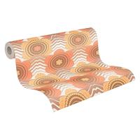 AS Creation Retro Chic - Bruin - Retro - 395393 - thumbnail