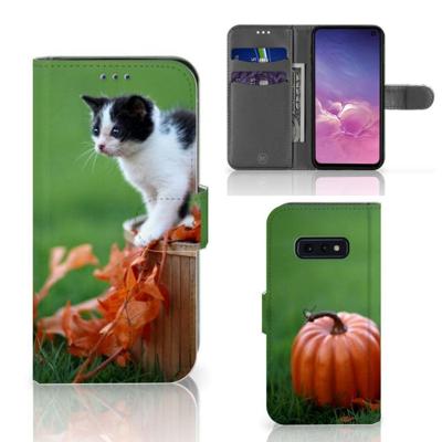 Samsung Galaxy S10e | Telefoonhoesje | Met pasjeshouder | Kitten Samsung Galaxy S10e | Telefoonhoesje | Met pasjeshouder | Kitten