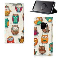 Samsung Galaxy S9 | Hoesje maken | Vrolijke Uilen - thumbnail