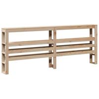 Bedframe zonder matras massief grenenhout 200x200 cm - thumbnail