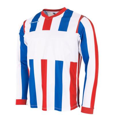 Stanno 411005K Aspire Long Sleeve Shirt Kids - White-Red-Royal - 152