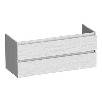 Brauer Joy - Onderkast - 120 cm - met 2 Softclose Lades Greeploos en 1 Sifon Uitsparing - Forest Seashell