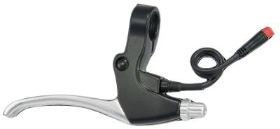 Saccon Vwp remgreepset e-bike universeel zwart/zilver