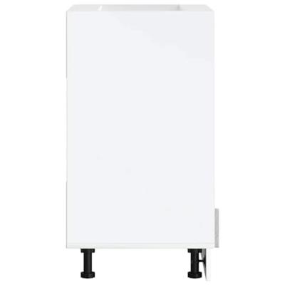 Ovenkast "Porto" bewerkt hout grijs sonoma eiken