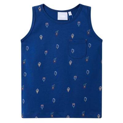 VidaXL Kindertopje 128 donkerblauw