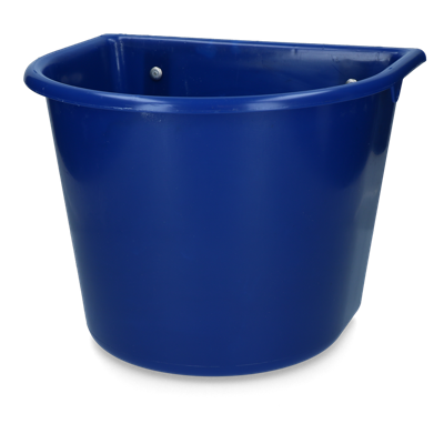 Voerbak 15 l met ophang Donkerblauw Voerbak 15 l met ophang Donkerblauw
