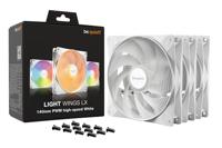 Be quiet! LIGHT WINGS LX 140mm PWM high-speed White Triple-Pack - thumbnail