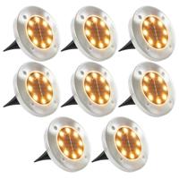 VidaXL Grondlampen 8 st solar led warmwit - thumbnail