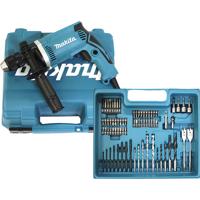 Makita HP1631KX3 Klopboormachine 1 snelheid 710 W Incl. accessoires, Incl. koffer - thumbnail