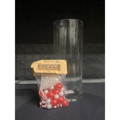Vaas met waterparels en Candy h25cm Vaas met waterparels en Candy h25cm