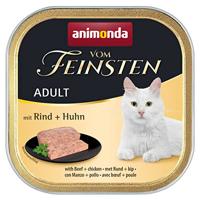 ANIMONDA Vom Feinsten Adult Beef with chicken - nat kattenvoer - 100g - thumbnail