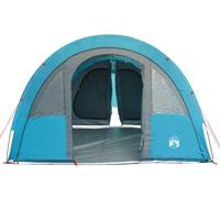 Tunneltent 4-persoons waterdicht blauw - thumbnail
