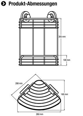 Cornat 3In1 Doucherek Hoek Dubbel Ch - T340271