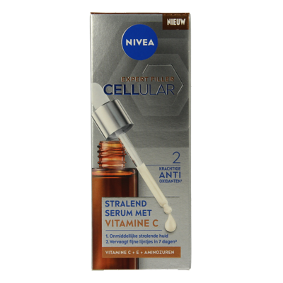 Nivea Cellular expert filler vitamine C serum 30 Milliliter Nivea Cellular expert filler vitamine C serum 30 Milliliter