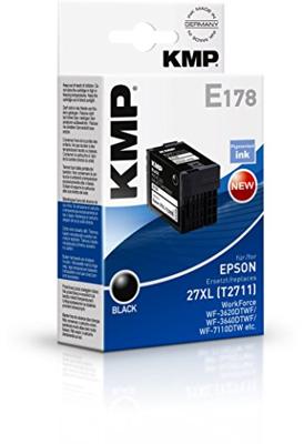 KMP Inktcartridge vervangt Epson 27XL, T2711 Compatibel Zwart E178 1627,4001