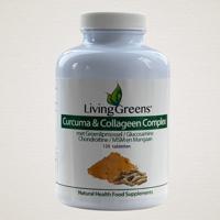Livinggreens Curcuma & collageen complex 120 Tabletten - thumbnail