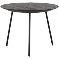 DTP Home Salontafel 'Jupiter' Teakhout, 50cm, kleur Zwart - thumbnail