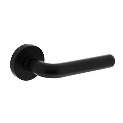 Intersteel DeurklinkAgatha op rozet zwart - 0023.168302