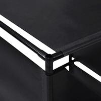 Opbergkast trapvormig 130x45x170 cm stof - thumbnail