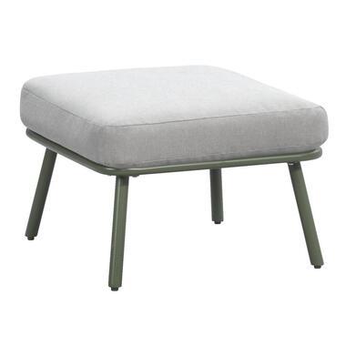 Hocker Almeria - olijfgroen - 30x60x60 cm