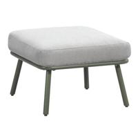 Hocker Almeria - olijfgroen - 30x60x60 cm - thumbnail